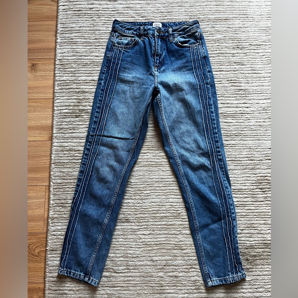 BDG urban outfitters denim- size W26 pleat detail on pant legs.